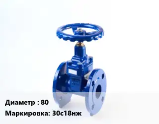 Задвижка стальная 80 30с18нж